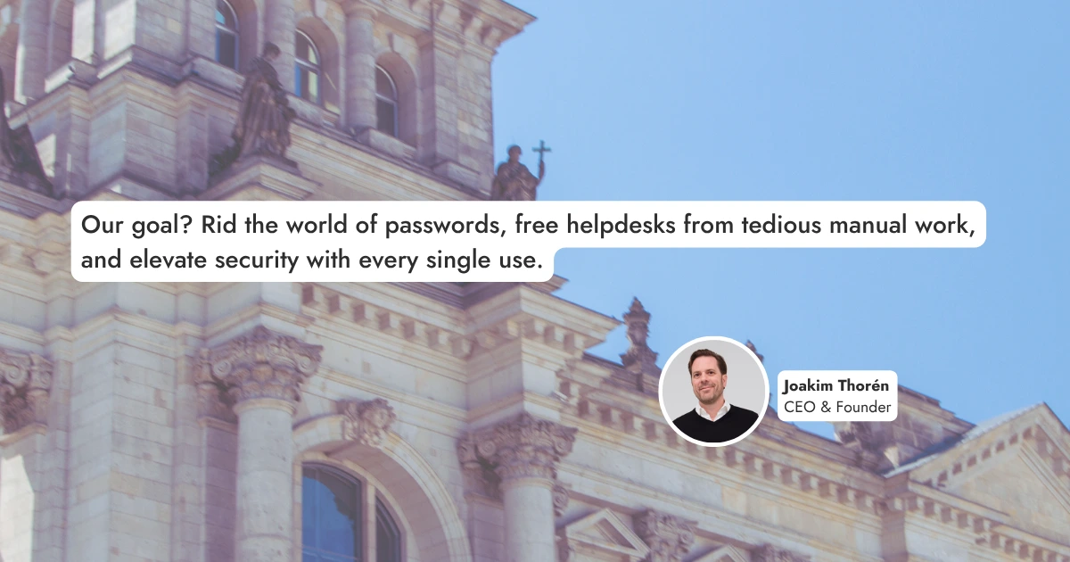 the goal of passwordless